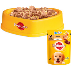 Pedigree Puppy Junior Паучі Для Собак Курка з Рисом у Желе 100 г