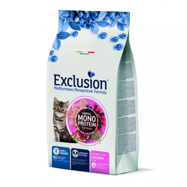 Exclusion Kitten Chicken 1,5 кг - Корм для кошенят з куркою