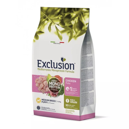 Puppy Chicken Medium Breed 3 кг | Exclusion | Корм для цуценят середніх порід з куркою
