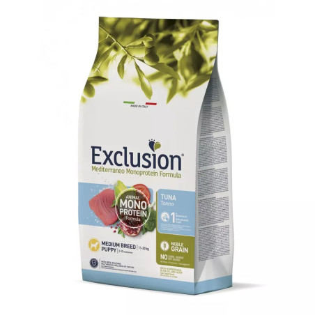 Puppy Tuna Medium Breed 12 кг | Exclusion | Корм для цуценят середніх порід з тунцем