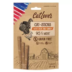 Cat-Sticks Duck and Turkey 5 шт по 5 г | CatLover | для котів, палички з качкою та індичкою