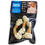 Кістка для собак Dental баварська вузлова | AnimAll | з м'ясом курки 10-12 см 3 штуки