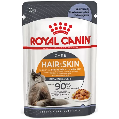 Купити вологий корм для котів Royal Canin Intense Beauty Jelly - підтримайте красу шерсті та здоров’я свого улюбленця!