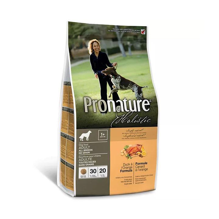 Pronature Holistic Dog Duck & Orange 13.6 кг
