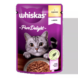 Вологий корм для котів Whiskas Pure Delight курка в желе 85 г