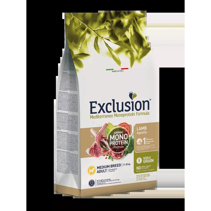Exclusion Adult Lamb 3 кг для середніх порід з ягням – ідеальний корм для вашої собаки