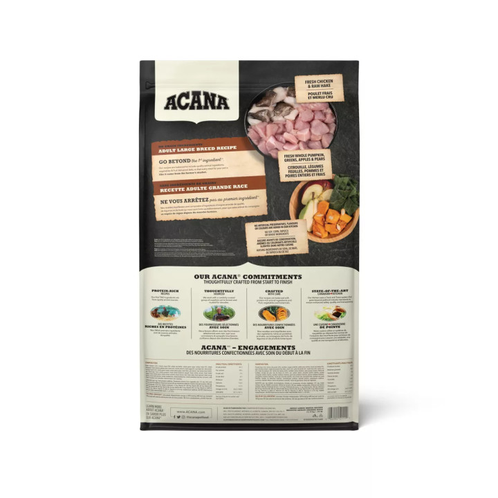ACANA Adult Large Breed Recipe - Живильний Корм для Великих Порід Собак