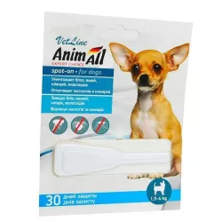 AnimAll VetLine Spot-On для Собак - Купити Ефективний Засіб від Блох і Кліщів Україна