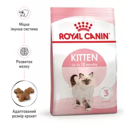 Купити 8+2 кг в Подарунок сухий корм Royal Canin Kitten для кошенят - Найкраща ціна та якість в Україні