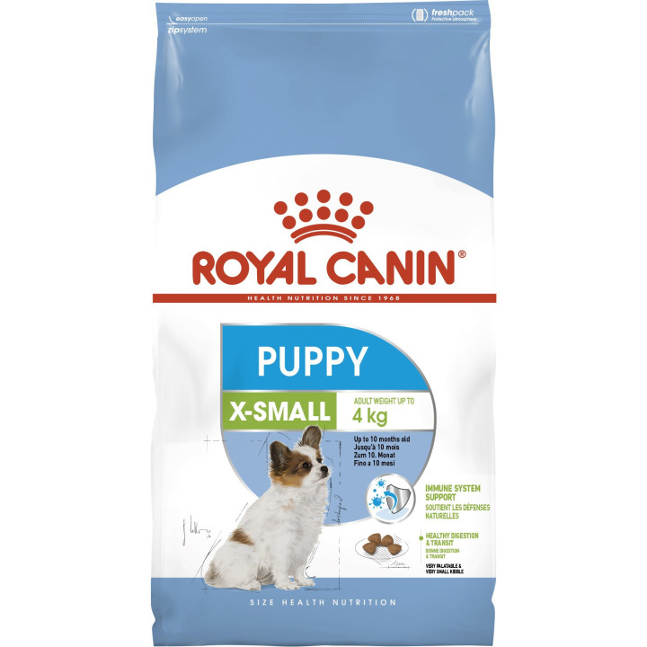 Royal Canin XSMALL PUPPY 0,5 кг, корм для цуценят мініатюрних порід, забезпечує здоров'я та енергію