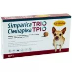 Simparica Trio для собак 1.3 - 2.5 кг: Купуйте надійний захист свого улюбленця