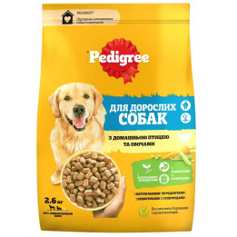 Купити PEDIGREE Сухий корм для дорослих собак з птицею та овочами 2,6 кг