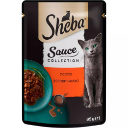 Sheba Яловичина в соусі 85г | Консервований корм для котів Шеба