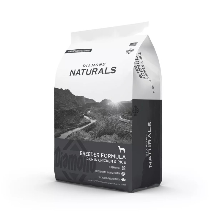 Diamond Naturals Breeder Formula Chicken&Rice 20 кг | Сухий корм для собак всіх порід