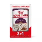 3+1 Royal Canin Sensory Taste Chunks In Gravy 0.085 кг | Вологий корм в соусі для котів вибагливих до смаку