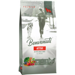 ATTIVI 15 кг | Benvenuti | Сухий корм для активних собак