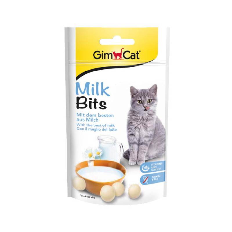 Вітамінізовані ласощі для котів Gimborn GimCat MilkBits з молоком 40 г