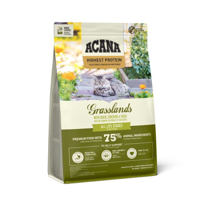 ACANA GRASSLANDS CAT 1.8 кг сухий корм для котів