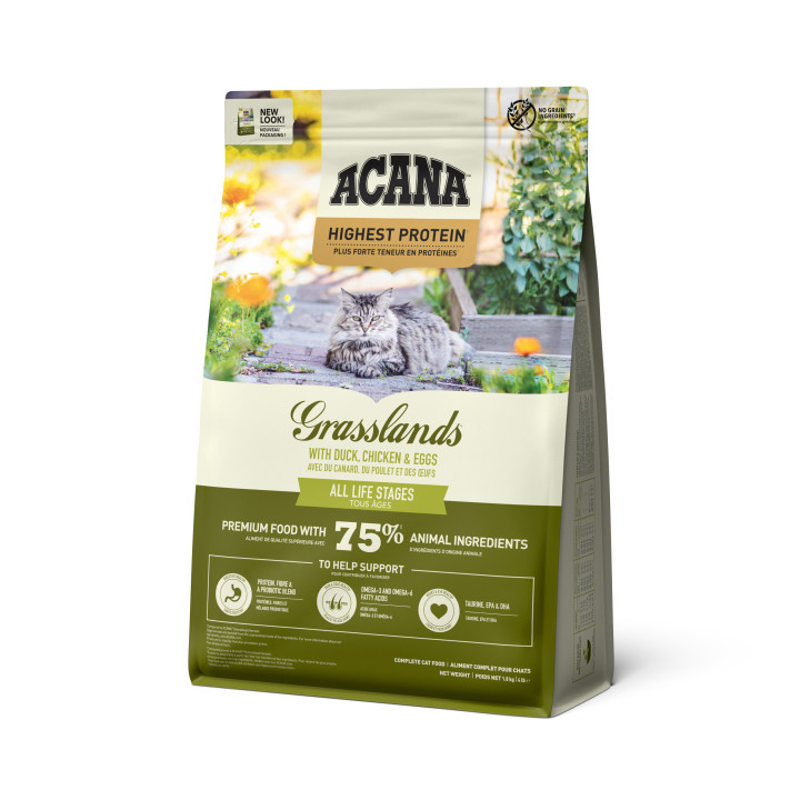 ACANA GRASSLANDS CAT 1.8 кг сухий корм для котів