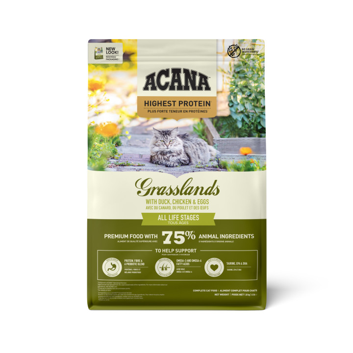 ACANA GRASSLANDS CAT 1.8 кг сухий корм для котів