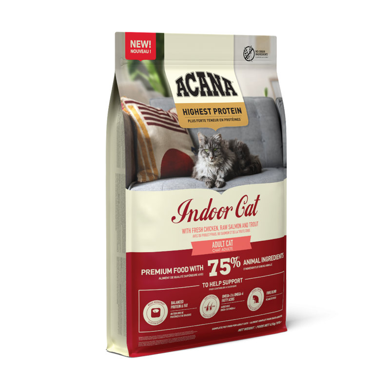 ACANA Highest Protein Indoor Cat Recipe 4.5 кг сухий корм для котів