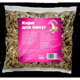 Корм для папуг Мій Пухнастик 500 г