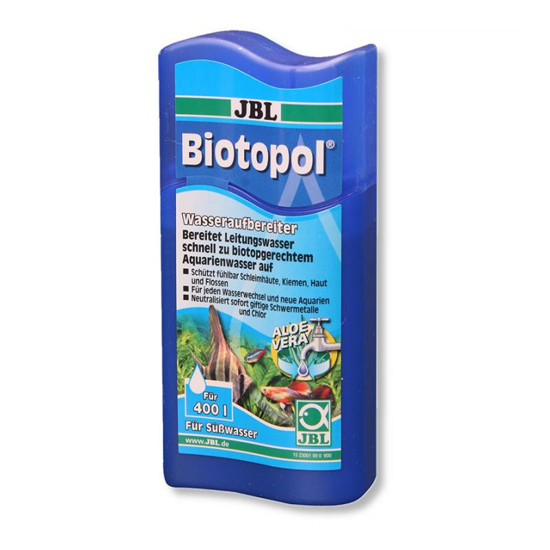 Кондиціонер JBL Biotopol для прісноводних акваріумів, 100 мл