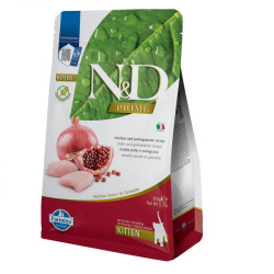 Беззерновий сухий корм Farmina N&D, для кошенят, вагітних і лактуючих котів, курка з гранатом, 300 г