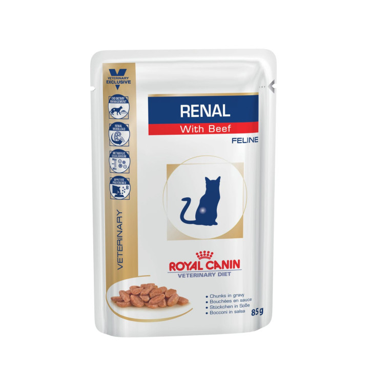 Купити Royal Canin Renal з яловичиною для котів | Підтримка нирок в один клік
