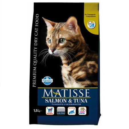 Сухий корм Farmina Matisse Adult Salmon & Tuna для дорослих котів, лосось та тунець, 1.5 кг