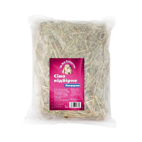 Мій Пухнастик сіно люцерни добірне 450 г