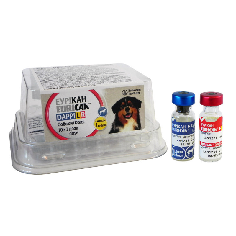 ЕУРІКАН ВАКЦИНА  DHPPi + 2LR