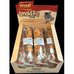 Колба Vitapol Smakers Box для шиншил, зі смаком фруктів і горіха, упаковка 12 шт