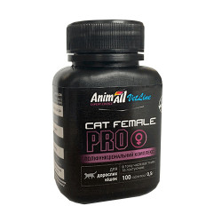 Вітаміни AnimAll VetLine CAT FEMALE PRO для дорослих кішок 0.5 г × 100 табл
