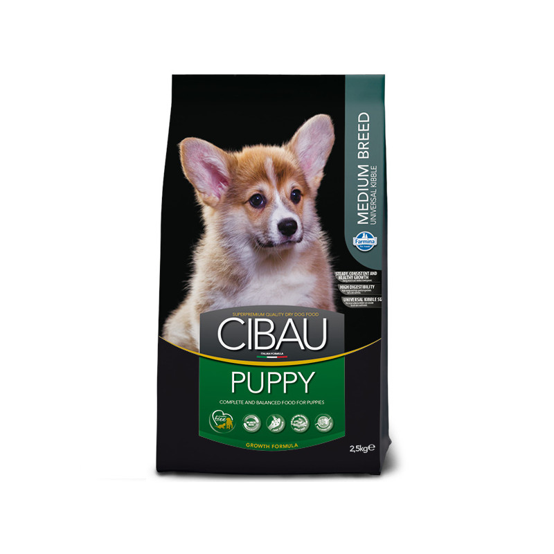 Сухий корм Farmina Cibau Puppy Medium для цуценят середніх порід, з куркою, 2.5 кг