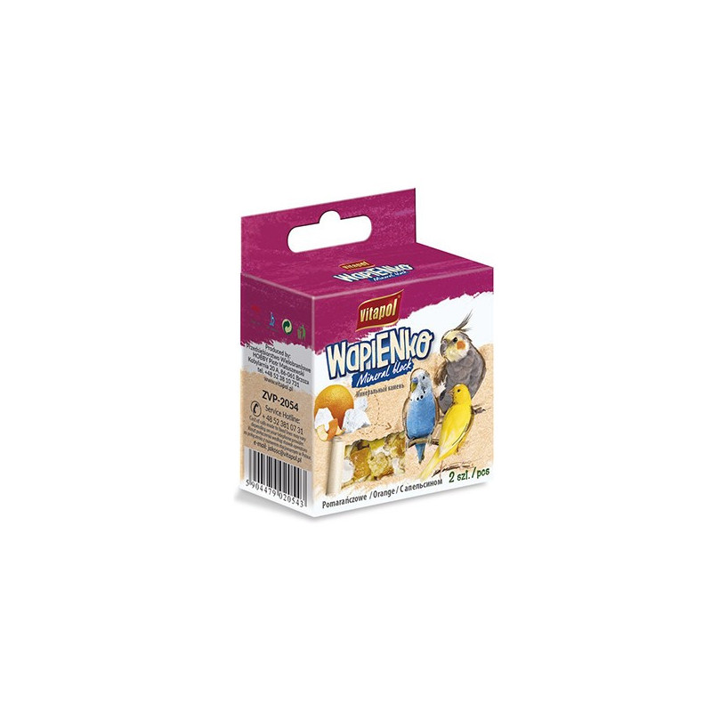 Мел Vitapol для папуг, апельсин, 35 г
