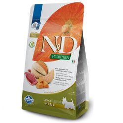 Сухий беззерновий корм Farmina Pumpkin Duck&Cantaloupe Adult Mini для собак дрібних порід, з качкою та динею, 2 кг