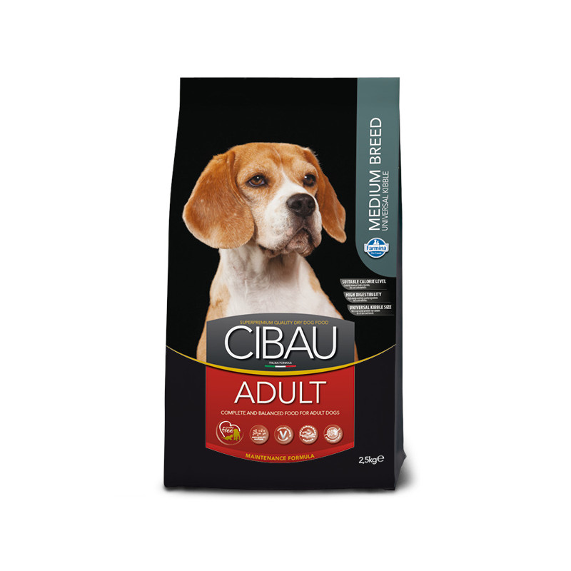 Сухий корм Farmina Cibau Adult Medium для дорослих собак середніх порід, з куркою, 2.5 кг