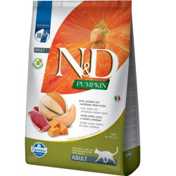 Сухий беззерновий корм Farmina PUMPKIN DUCK & CANTALUPE для дорослих кішок з качкою та гарбузом 5 кг