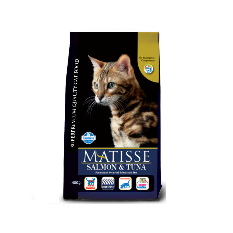 Сухий корм Farmina Matisse Adult Salmon & Tuna для дорослих котів, лосось та тунець, 400 г