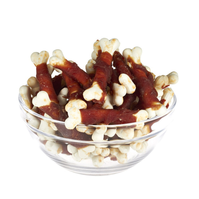 AnimAll Snack м'ясо качки на кальцієвій кістці для собак, 500 г