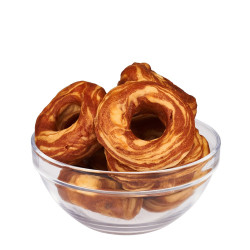 Ласощі AnimAll Snack куряче філе на кільці з пресованої шкіри для собак, 500 г