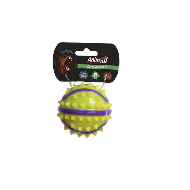 Іграшка AnimAll GrizZzly для собак, м'яч з шипами, 8.4 см