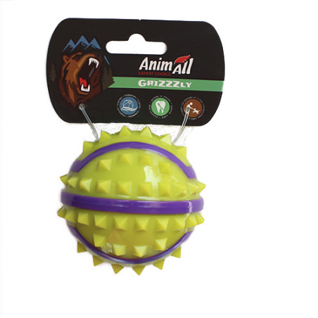 Іграшка AnimAll GrizZzly для собак, м'яч з шипами, 8.4 см