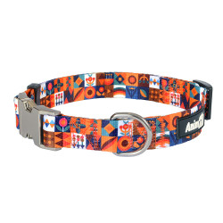 Нашийник AnimAll L-2, для собак, нейлон, 2.5×40-65 см