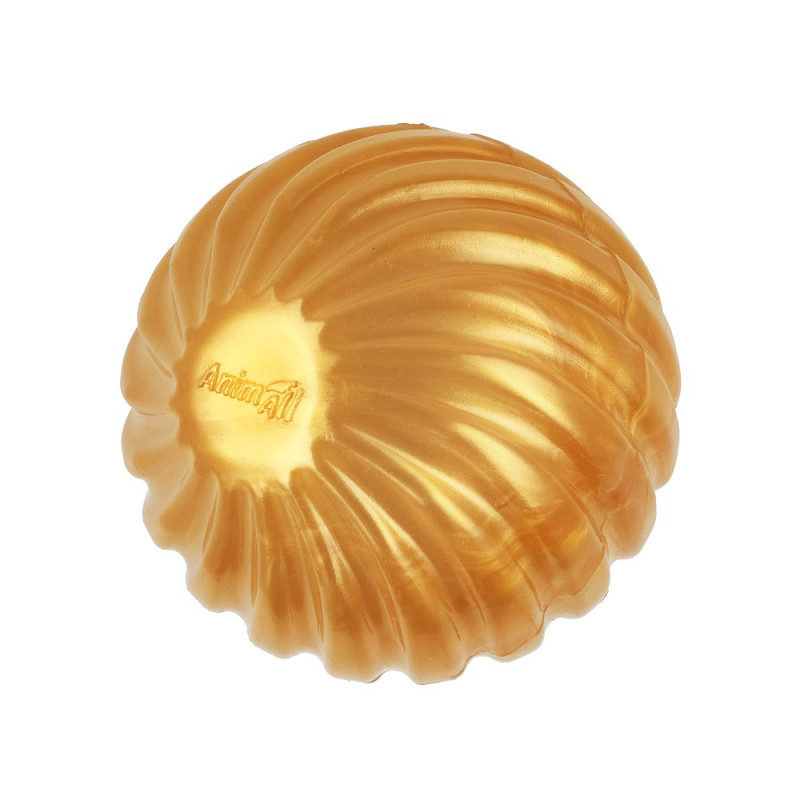 АnimАll Fun м'яч хвиля з пищалкою, 75 мм, золотий