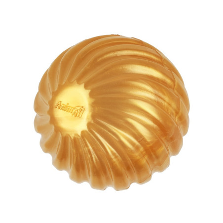 АnimАll Fun м'яч хвиля з пищалкою, 75 мм, золотий
