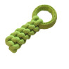 Іграшка AnimAll GrizZzly для собак, кросфіт з кільцем, 24×10 см, зелена
