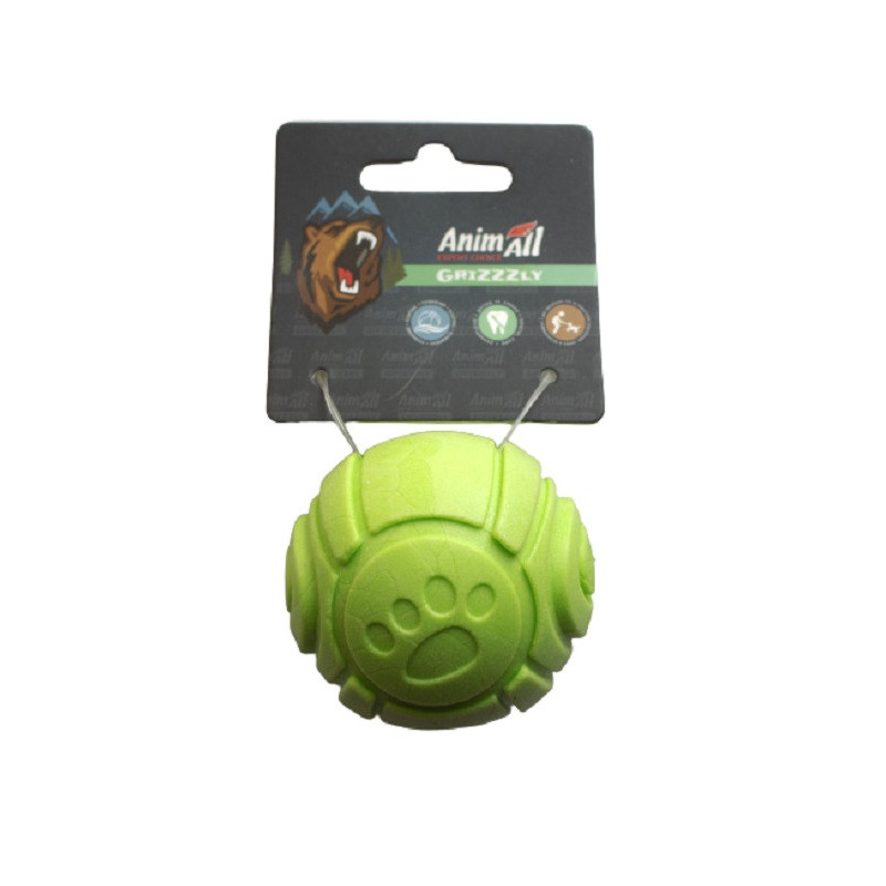 Іграшка AnimAll GrizZzly м'ячик з ароматом зеленого яблука, зелений