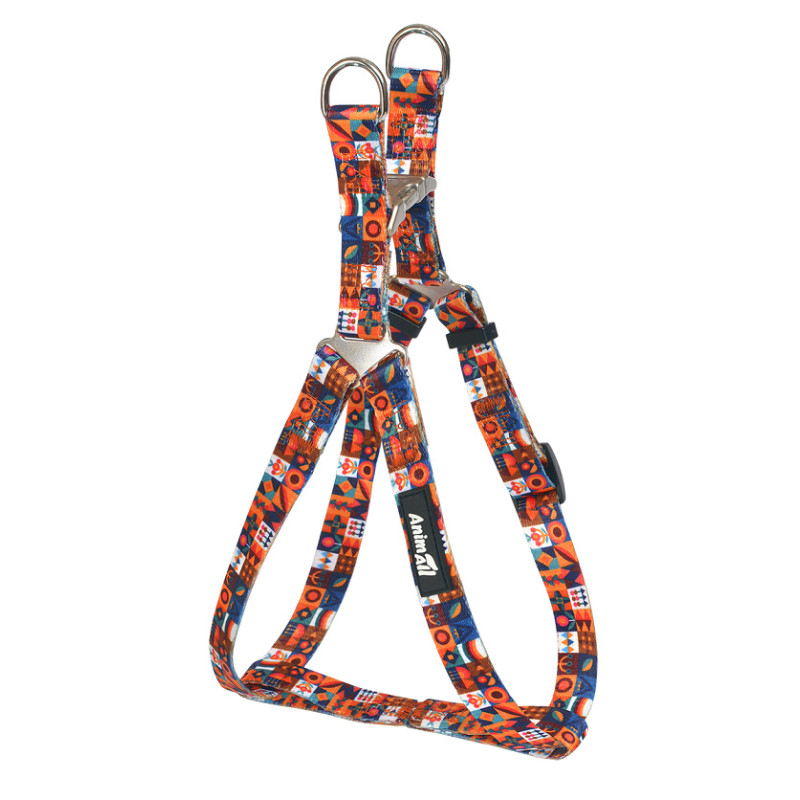 Шлея AnimAll S-2, для собак, нейлон, 1,5×33-50 см